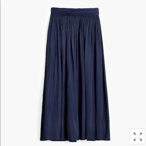 J Crew Silk Maxi Skirt